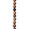 Silverite Jasper Faceted Picasso Round Beads by Bead Landing®, 8mm